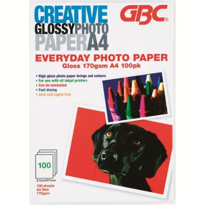 Picture of CREATIVE A4 EVERYDAY 160GSM PHOTO 100PK