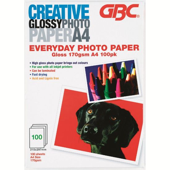 Picture of CREATIVE A4 EVERYDAY 160GSM PHOTO 100PK