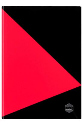 Picture of MBG NOTEBOOK RED & BLACK A5 200PGS
