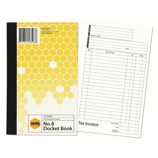 Picture of MBG PAD CARBONLESS DOCKET NO.8 50LEAF
