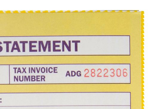 Picture of SPIRAX 500 TAXINVOICE & STATEMENT QUARTO