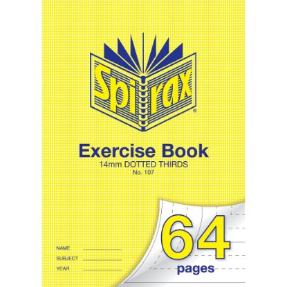 Picture of SPIRAX 107 EXERCISE BOOK A4 64PG 14MM DT