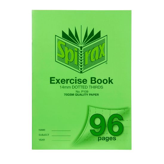 Picture of SPIRAX P109 EXERCISE BOOK A4 14MMDT 96PG