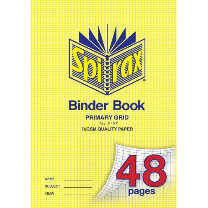 Picture of SPIRAX P137 BINDER BOOK A4 PRMRY GRD 48P