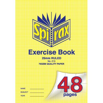 Picture of SPIRAX 213 EXERCISE BOOK A4 25MM