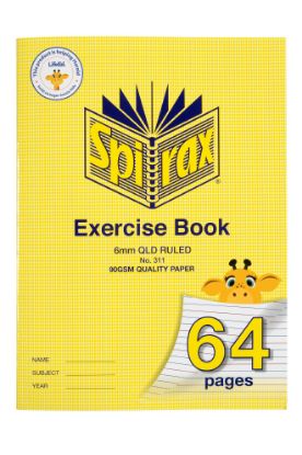 Picture of SPIRAX 311 SS EXERCISE 64PG 6MM