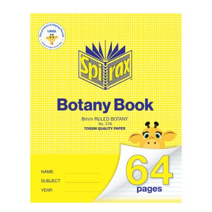 Picture of SPIRAX 178 BOTANY BK 225X175MM 64P 8MM