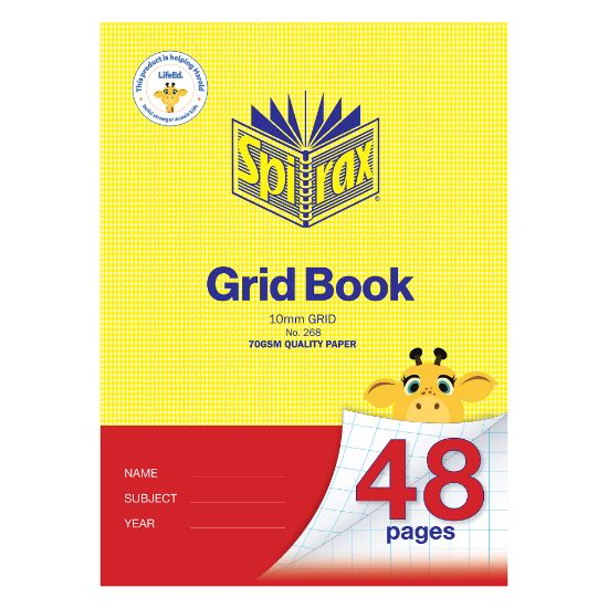 Picture of SPIRAX 268 GRID BK A4 48P 10MM