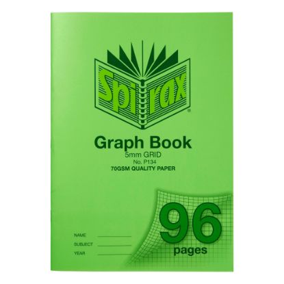Picture of SPIRAX P134 GRID BOOK A4 5MM 96PG