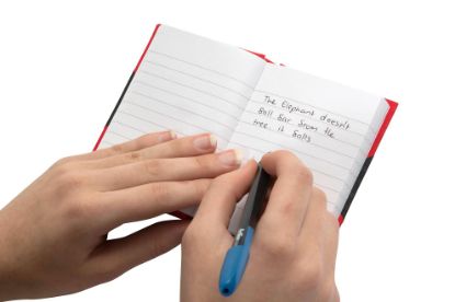Picture of SPIRAX BLACK AND RED CASE NOTEBOOK A7