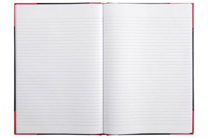 Picture of SPIRAX BLACK AND RED CASE NOTEBOOK A4