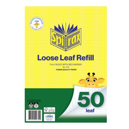 Picture of SPIRAX 274 LOOSE REFILL A4 50 LF 7MM