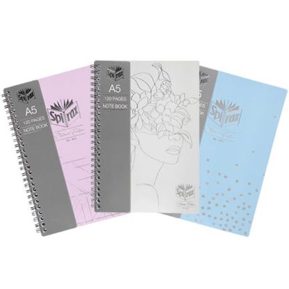 Picture of SPIRAX PLATINUM NOTEBOOK A5 120PG SRT