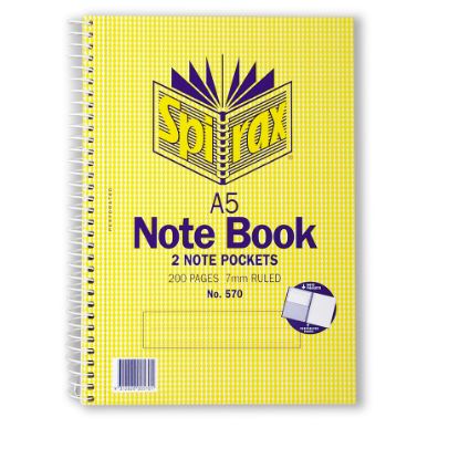 Picture of SPIRAX 570 NOTEBOOK POCKET A5 SRT
