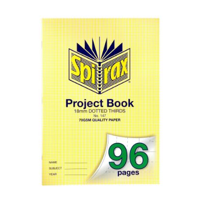Picture of SPIRAX 147 PROJECT BOOK A4 96PG 18MM DT