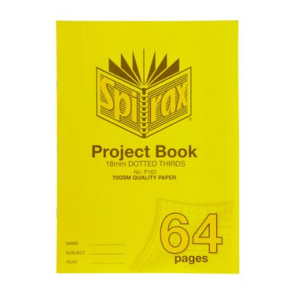 Picture of SPIRAX P162 PROJECT BOOK LARGE 18DT 64P