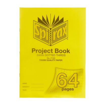 Picture of SPIRAX P163 PROJECT BOOK LARGE 24DT 64P