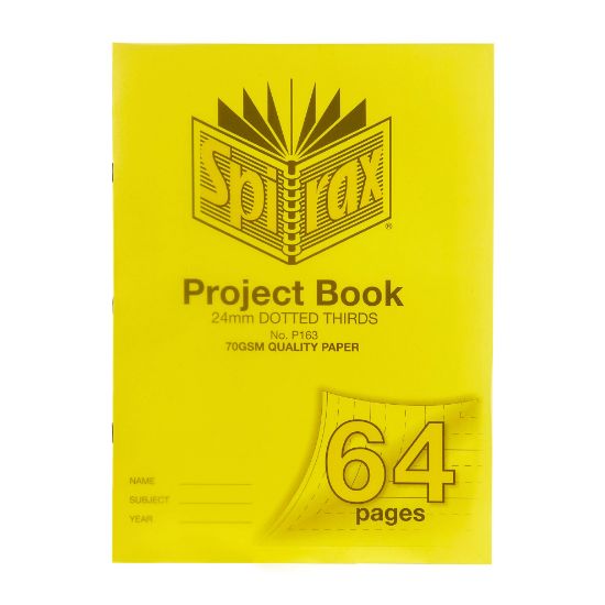 Picture of SPIRAX P163 PROJECT BOOK LARGE 24DT 64P
