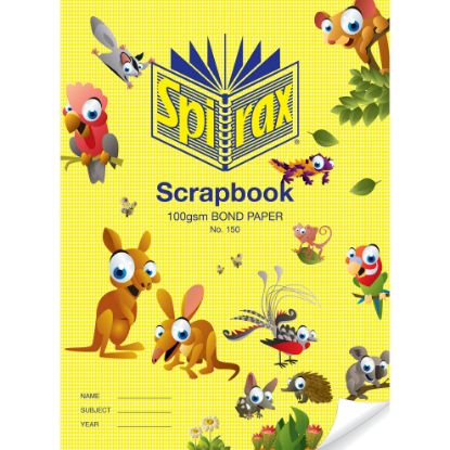 Picture of SPIRAX 150 SCRAPBOOK 64PG 100GSM