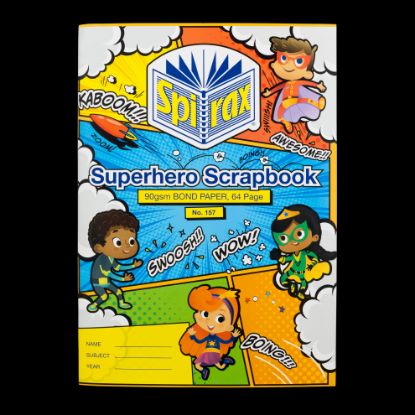 Picture of SPIRAX 157 SUPER SCRAPBOOK 64PG 90GSM