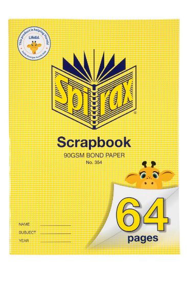 Picture of SPIRAX 354 SS SCRAPBOOK 64PG