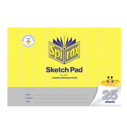 Picture of SPIRAX 279 SKETCH PAD A4 25 LF
