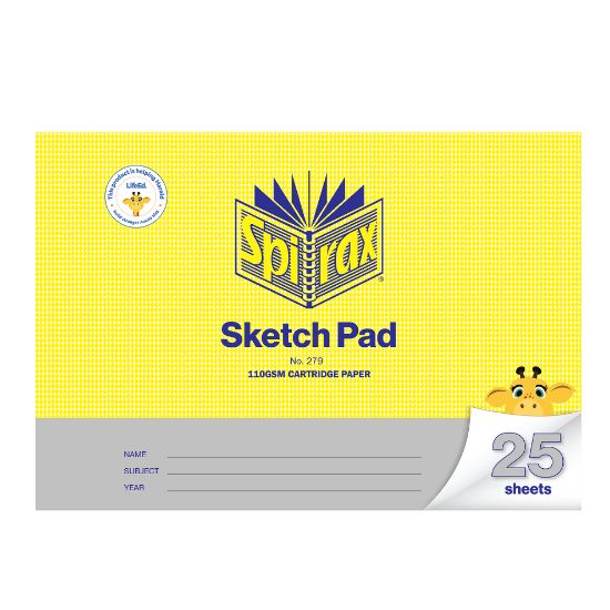 Picture of SPIRAX 279 SKETCH PAD A4 25 LF