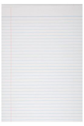 Picture of SPIRAX WRITING PAD A4 100PG RULED  WHITE
