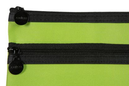 Picture of CELCO PENCIL CASE LIME 2 ZIP LGE