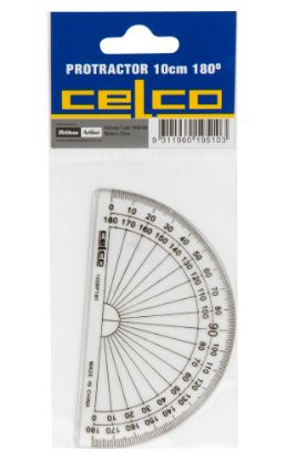 Picture of CELCO PROTRACTOR 10CM 180DEG HANGSELL