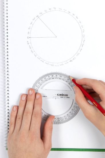 Picture of CELCO PROTRACTOR 10CM 360DEG HANG SELL