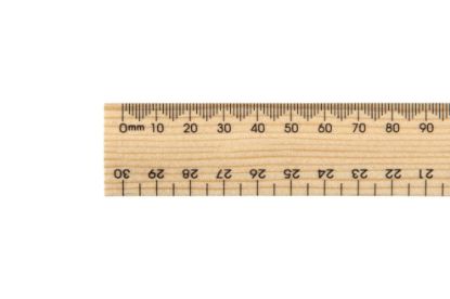 Picture of CELCO RULER 30CM WOOD METRIC DRILLED