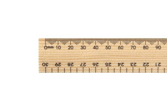Picture of CELCO RULER 30CM WOOD METRIC DRILLED