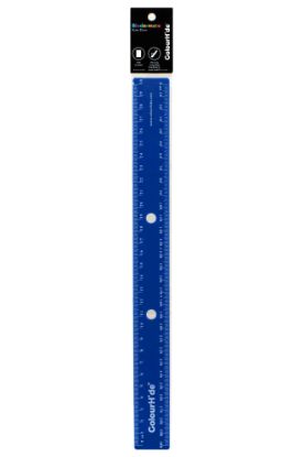 Picture of CH BINDERMATE RULER 30CM CL BLUE