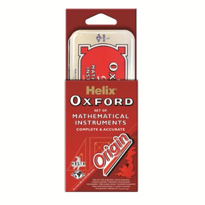 Picture of HELIX OXFORD ECONOMY MATHS SET (RED)