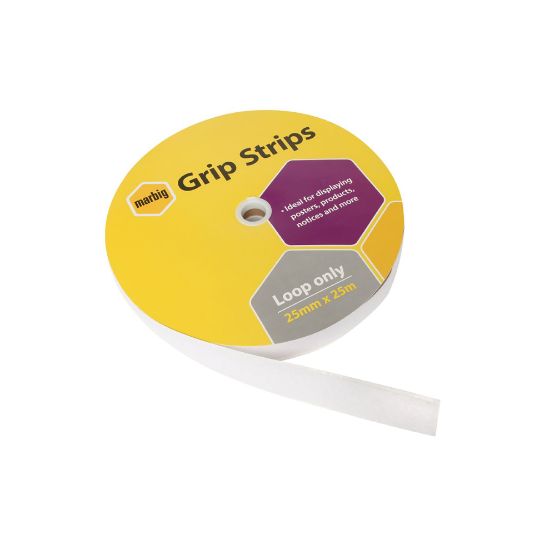 Picture of MBG GRIP STRIPS LOOP ONLY 25MMX25M BULK