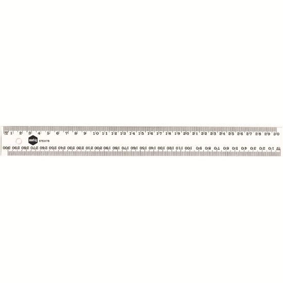 Picture of MBG RULER CLEAR PLASTIC 40CM