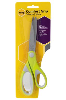 Picture of MBG COMFORT GRIP SCISSORS ASTD 210MM