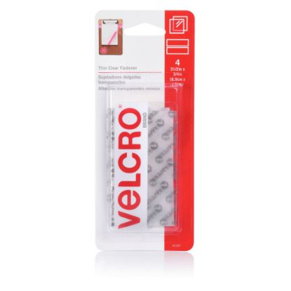 Picture of VELCRO THIN CLR H&L STRIP 19X89MM PK4