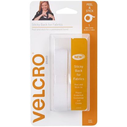 Picture of VELCRO FABRIC TAPE 19MMX60CM WHT