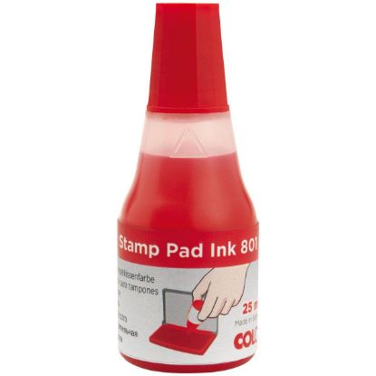 Picture of COLOP 801 STAMP PAD INK RED 25ML
