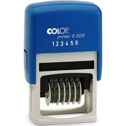 Picture of COLOP S226B BAND NUMB 6 WHEEL4MM BLK PAD