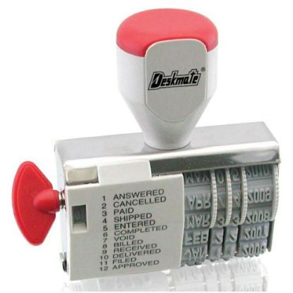 Picture of DESKMATE DIAL-A-PHRASERUBBER DATE STAMP