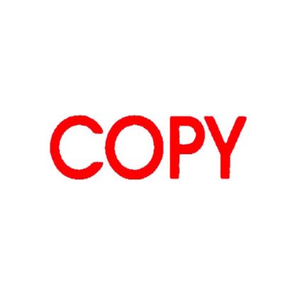 Picture of DESKMATE OFFICE STAMP COPY RED
