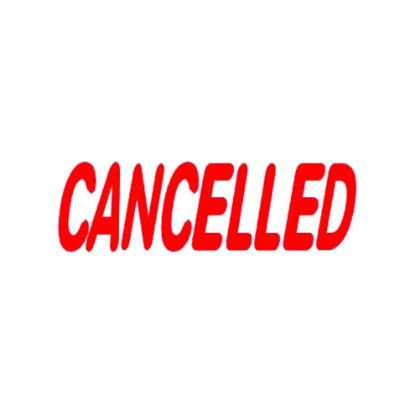 Picture of DESKMATE OFFICE STAMP CANCELLED RED