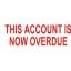 Picture of DESKMATE OFFICE STAMP ACCOUNT IS OVERDUE