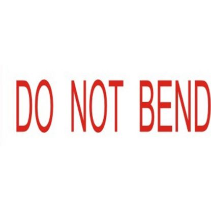 Picture of DESKMATE DO NOT BEND STAMP RED