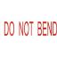 Picture of DESKMATE DO NOT BEND STAMP RED