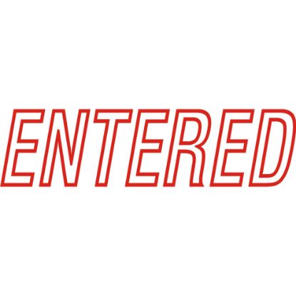 Picture of DESKMATE OFFICE STAMP ENTERED RED