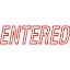 Picture of DESKMATE OFFICE STAMP ENTERED RED